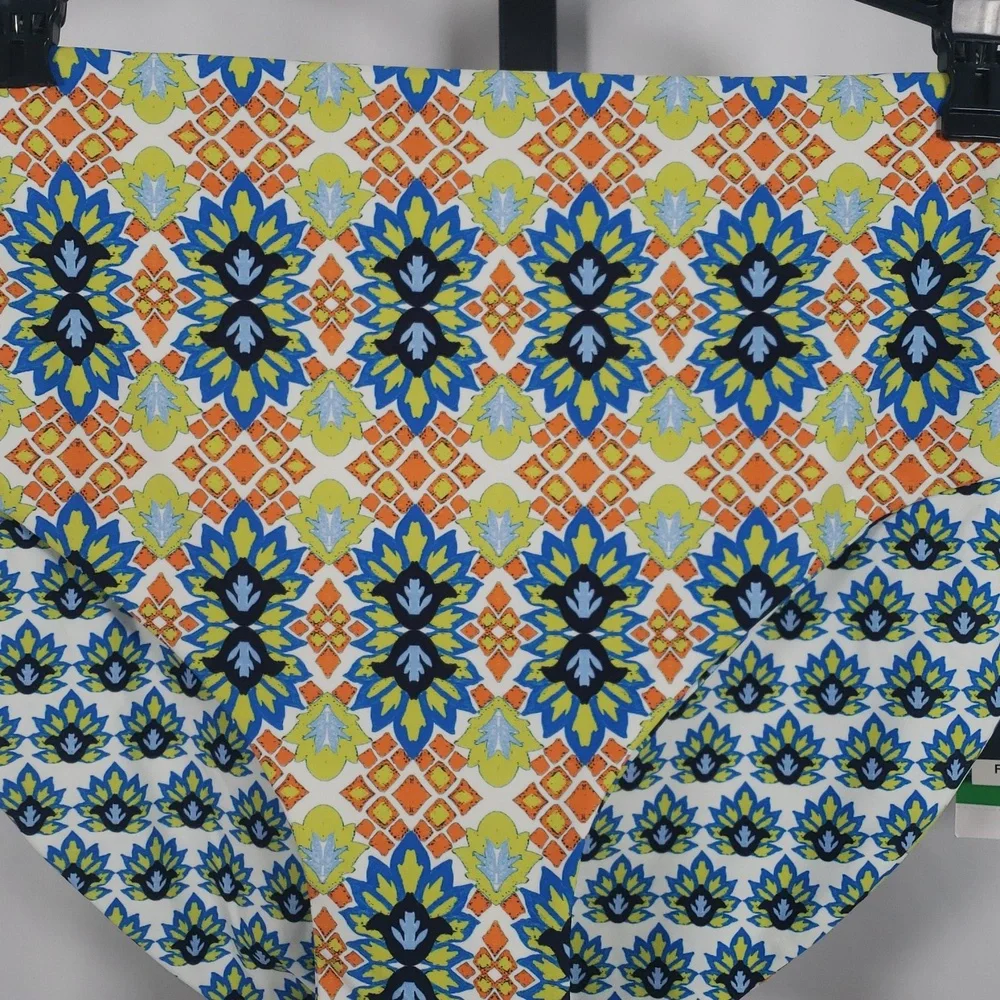 Coco Reef Verso High Waist Reversible Bikini Bottom -‎ Grecian Tile - SZ L - NWT - Picture 6 of 11